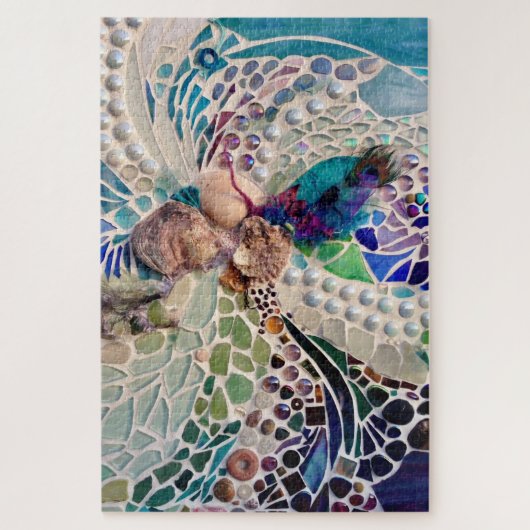 Puzzle Motif de plage de coquillages (Vertical)