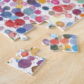 Puzzle Motif de point pour aquarelle d'éclaboussure (Côté)