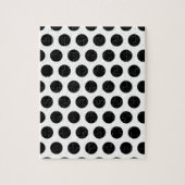 Puzzle Motif de points noir et blanc (Vertical)