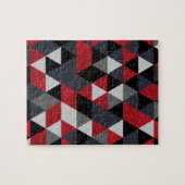 Puzzle Motif de polygone de Minimalistic (prisme) (Horizontal)