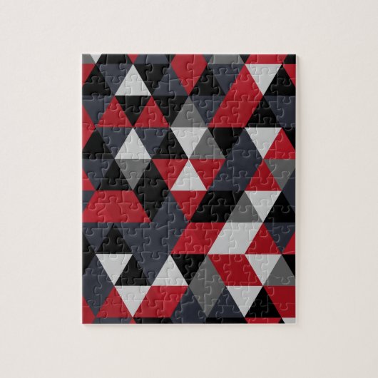 Puzzle Motif de polygone de Minimalistic (prisme) (Vertical)