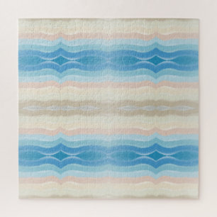 Puzzle Motif de répétition de salé de rivage côtier