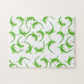 Puzzle Motif de reptile Gecko Lizard  (Horizontal)