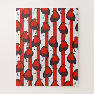 Puzzle Motif de rouge-gorge