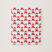 Puzzle Motif de ruban rouge (Vertical)