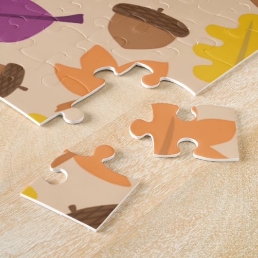 PUZZLE MOTIF DE SAISON AUTOMNE (Côté)