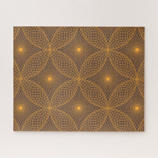 Puzzle Motif de style mandala, décoratif, chic, abstrait (Horizontal)