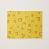 Puzzle Motif de texture de Cheezy de fromage suisse (Horizontal)