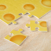 Puzzle Motif de texture de Cheezy de fromage suisse (Côté)