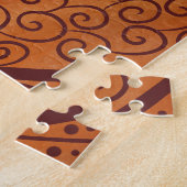 Puzzle Motif de tournesol Abstrait (Côté)