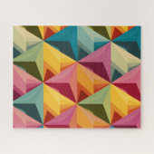 Puzzle Motif de triangle géométrique gras (Horizontal)