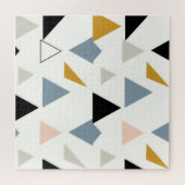 Puzzle Motif de triangles géométriques modernes (Horizontal)