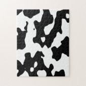 Puzzle Motif de vache noir et blanc (Vertical)