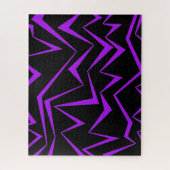 Puzzle motif de zigzag géométrique Abstrait, audacieux et (Vertical)