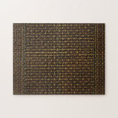 Puzzle Motif décoratif Brown doré (Horizontal)