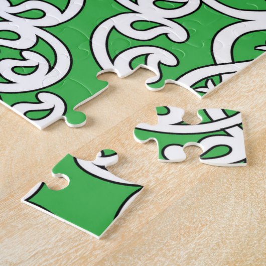 Puzzle Motif décoratif, design ethnique homogène. (Côté)