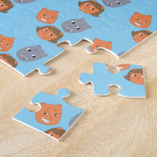 Puzzle Motif des Sbuirrels Flottant (Côté)