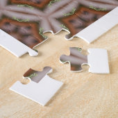 Puzzle Motif d'étoile géométrique complexe dans des tons (Côté)