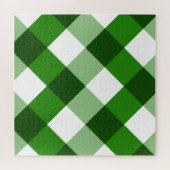 Puzzle Motif diamant Argyle vert (Horizontal)