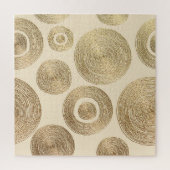 Puzzle Motif d'or : design abstrait brillant (Vertical)