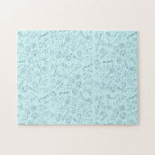 Puzzle Motif du diagramme de biologie (Horizontal)