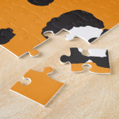 Puzzle Motif Empreinte de léopard classique (Côté)