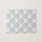 Puzzle Motif Empreinte de patte dalmate (Horizontal)