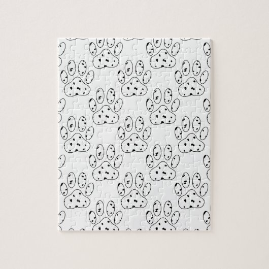 Puzzle Motif Empreinte de patte dalmate (Vertical)
