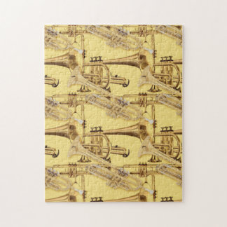 Puzzle Motif en laiton de trompette