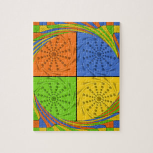 Puzzle Motif en tissu égyptien sans couture