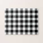 Puzzle Motif En vichy noir et blanc<br><div class="desc">Les carrés noirs, blancs et gris forment un plaid audacieux et à carreaux. Le motif en vichy noir et blanc a été créé à partir de rien. Le blanc est transparent, donc vous pouvez le changer si vous voulez. Il suffit de cliquer sur le bouton "Customiser", puis de sélectionner une...</div>