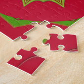 Puzzle motif ethnique d'Afrique rouge (Côté)