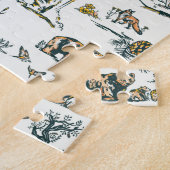 Puzzle Motif faunique du parc national Yellowstone (Côté)