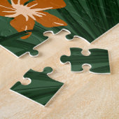 Puzzle Motif Feuille exotique léopard tropique (Côté)