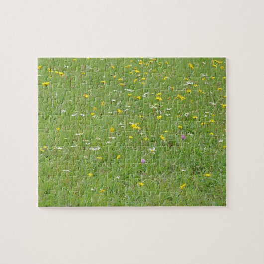 Puzzle motif fleur sauvage (Horizontal)