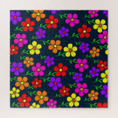 Puzzle Motif floral coloré (Horizontal)