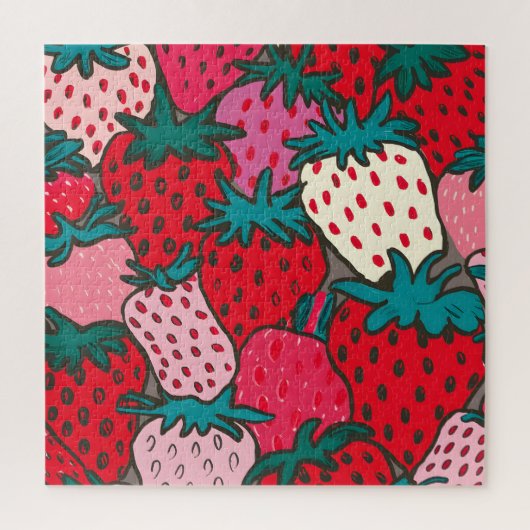 Puzzle Motif Fraise (Vertical)