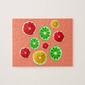 Puzzle Motif fruité juteux coloré fruité (Horizontal)