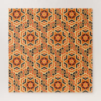 Motif géométrique au sol italien, mosaïque vintage