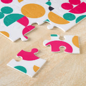 Puzzle Motif géométrique coloré (Côté)