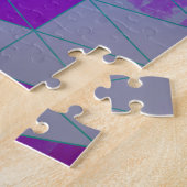 Puzzle Motif géométrique Cubes en Triangles (Côté)