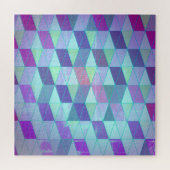 Puzzle Motif géométrique Cubes en Triangles (Horizontal)