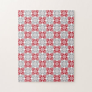 Puzzle Motif géométrique du soleil du matin de Lettonie I