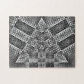 Puzzle Motif géométrique gris (Horizontal)