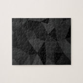 Puzzle Motif géométrique gris foncé et noir (Horizontal)