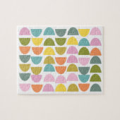 Puzzle Motif géométrique moderne dans les couleurs printe (Horizontal)