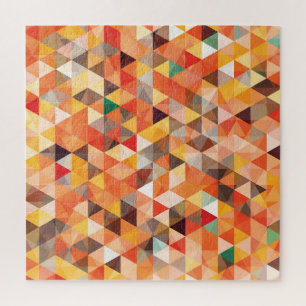 Puzzle Motif géométrique triangulaire Abstrait