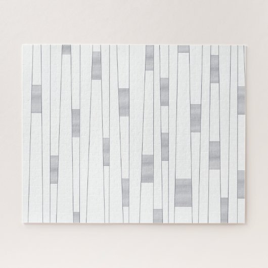 Puzzle Motif graphique linéaire simple, minimal et modern (Horizontal)
