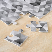 Puzzle Motif gris de triangle (Côté)