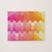 Puzzle Motif hexagone design moderne (Horizontal)